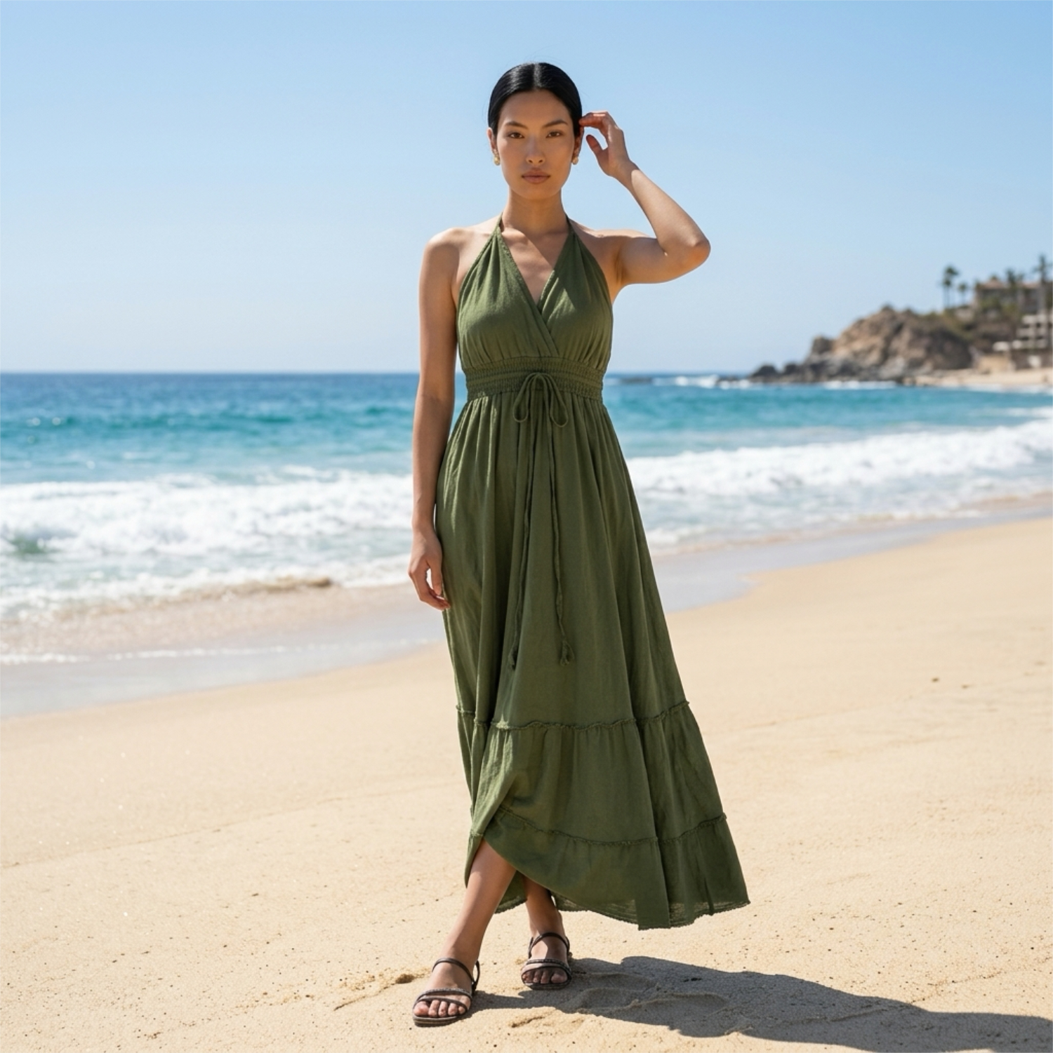 green-neckholder-maxidress